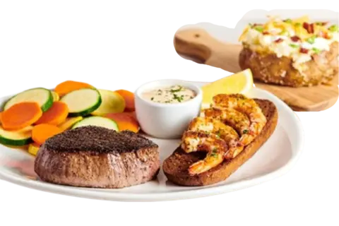 Sirloin* & Grilled Shrimp